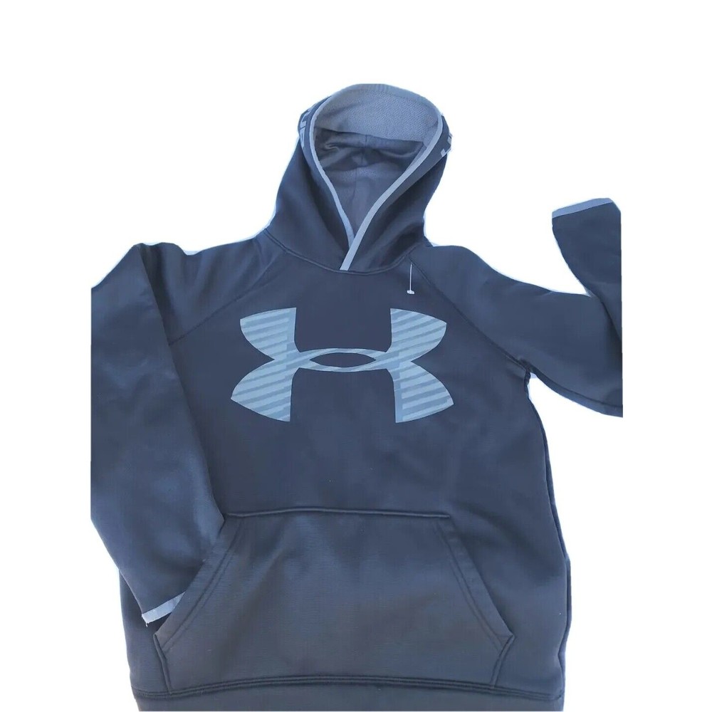 Youth Under Armour Black Hoodie Size Medium Loose Fit
